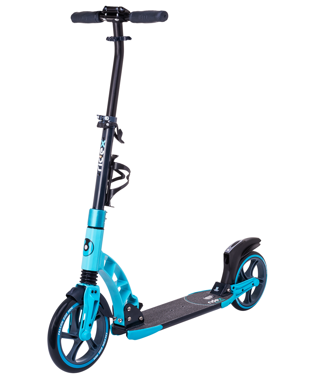 Самокат 2-колесный Falcon 230/200 мм, синий