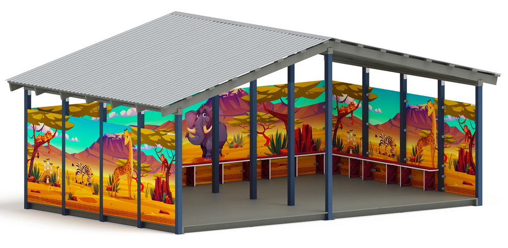 Теневой навес (Сафари) МФ 70.6.4-10