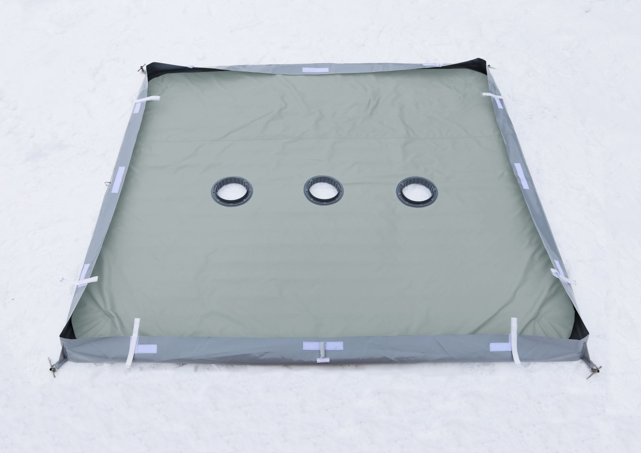 Дно гидро-термоизоляционное ЛОТОС КубоЗонт 4 (260 х 260) с отверстиями под лунки