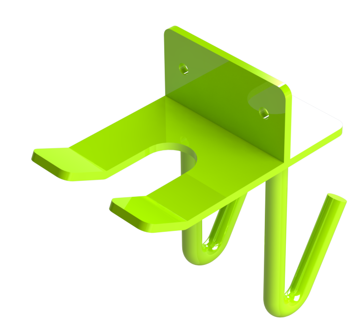 Держатель для штанги с крюками