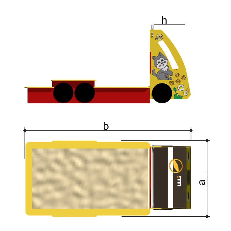 Песочница Грузовик «Romana 111.24.00»