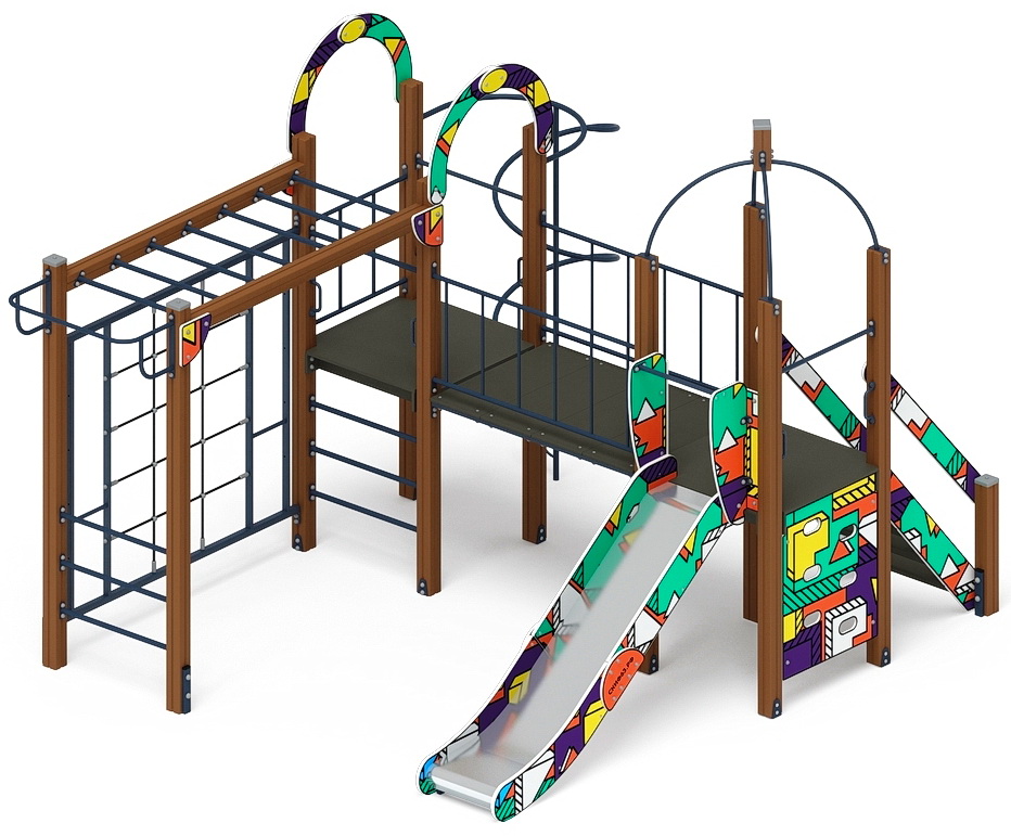 НАВИНА (Геометрия) детский игровой комплекс ДИК 2.09.04-02 (H=1200)