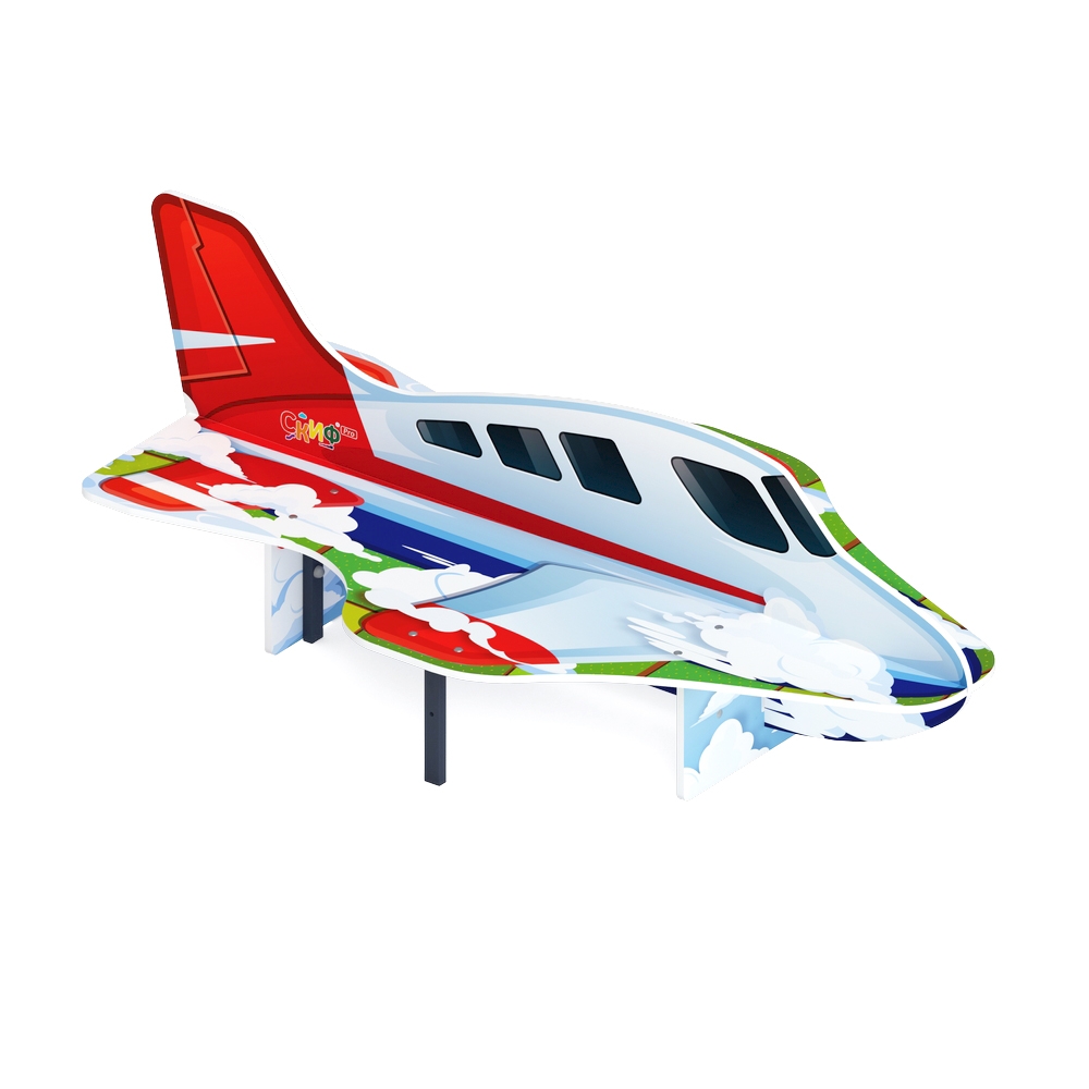 Скамейка САМОЛЕТИК для детской площадки МФ 41.03.03