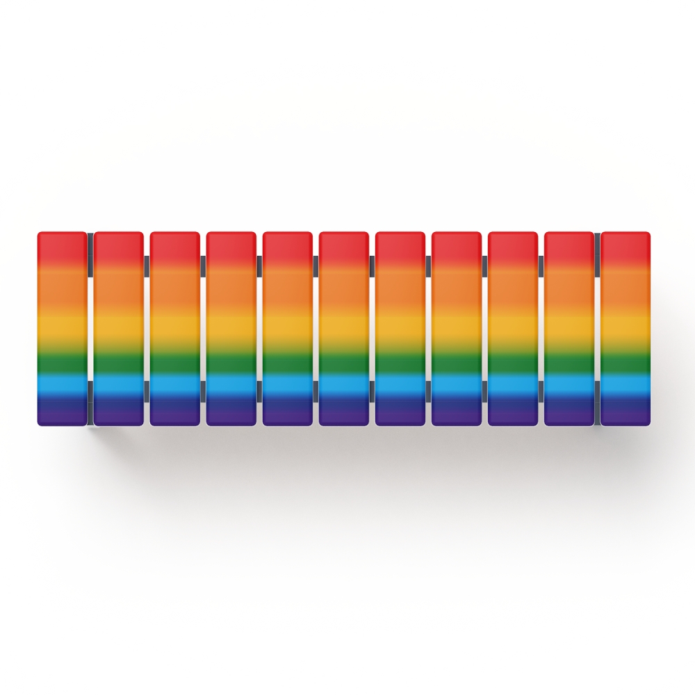 Скамья (принт радуга) МФ 42.01.14