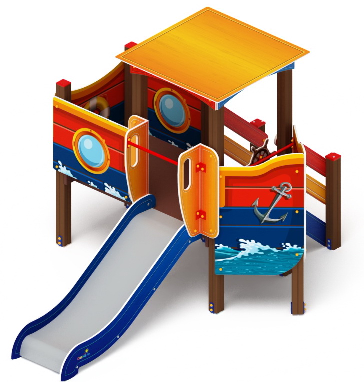 КАТЕРОК детский игровой комплекс ДИК 1.03.3.01 (H=750)
