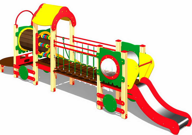 Детский игровой комплекс ZION Локомотив (КД065)