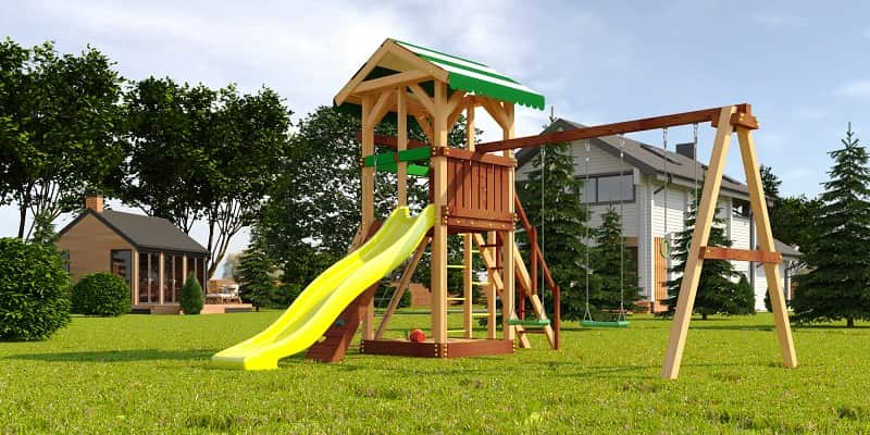 Деревянная площадка Савушка "4 сезона" - 4