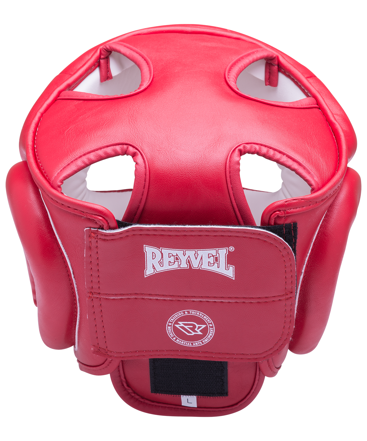 Шлем закрытый RV-301, кожзам, красный, XL