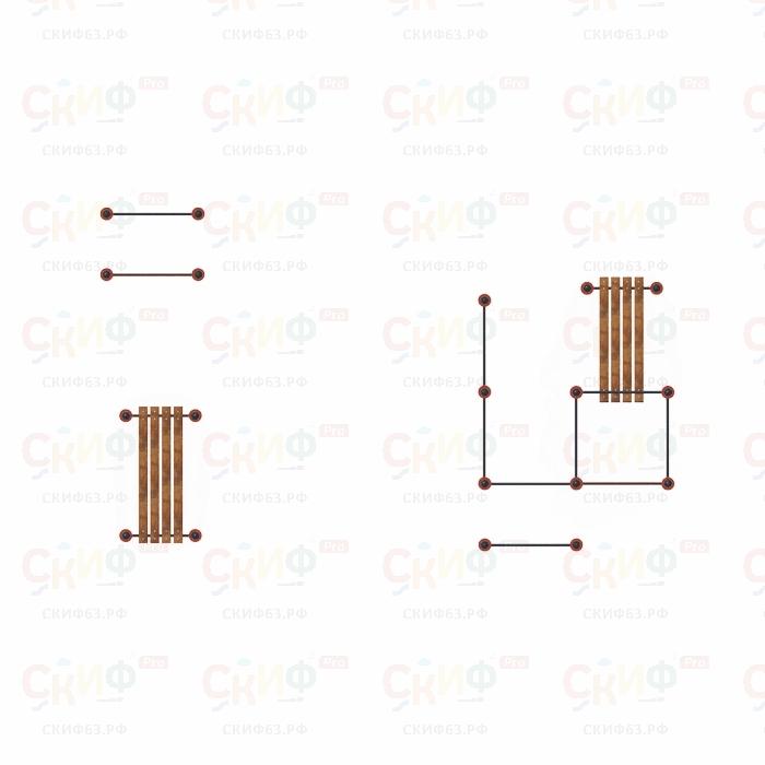 Уличный атлетический комплекс ВОРКАУТ 27 (89)