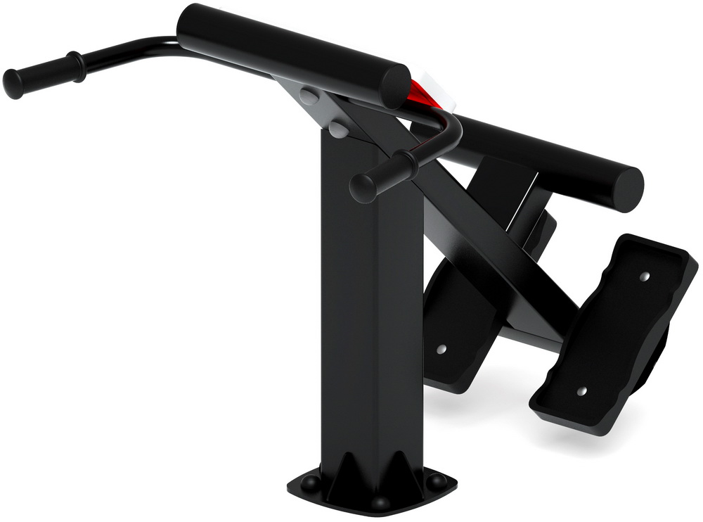 Тренажер уличный ГИПЕРЭКСТЕНЗИЯ (красный) СТ 003-11