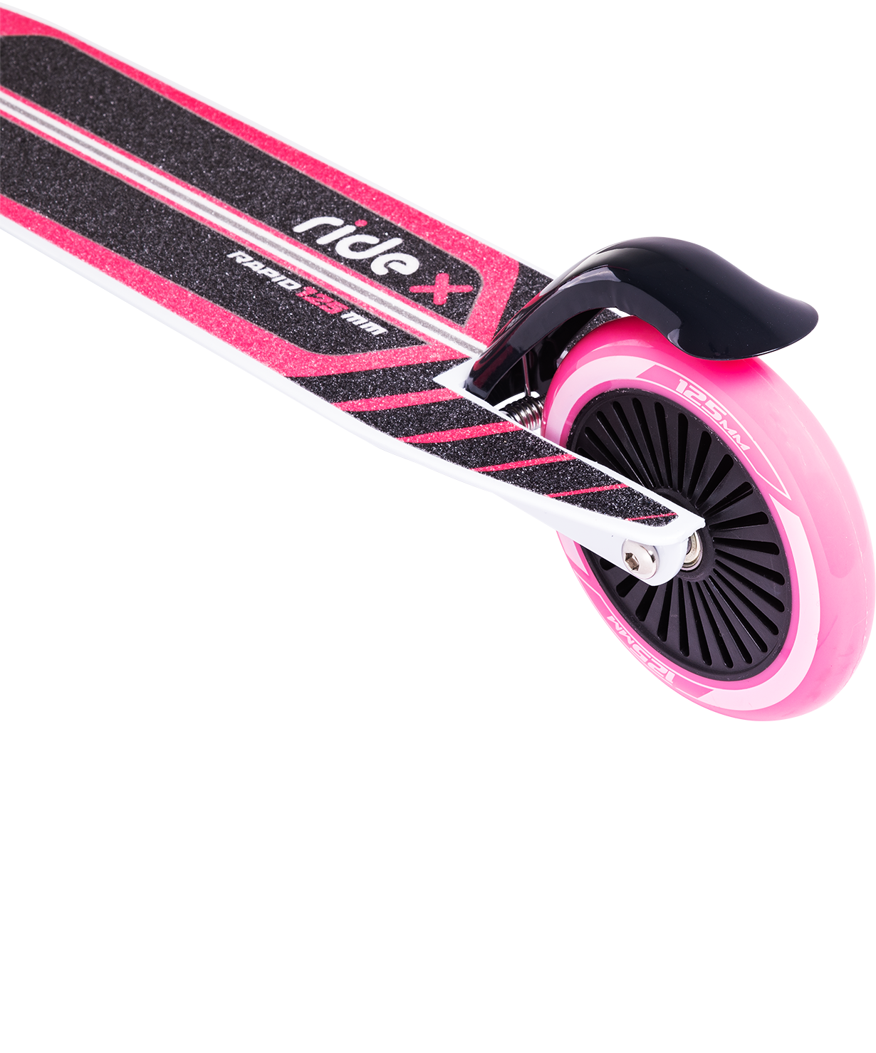 Самокат 2-колесный Rapid 125 мм, розовый