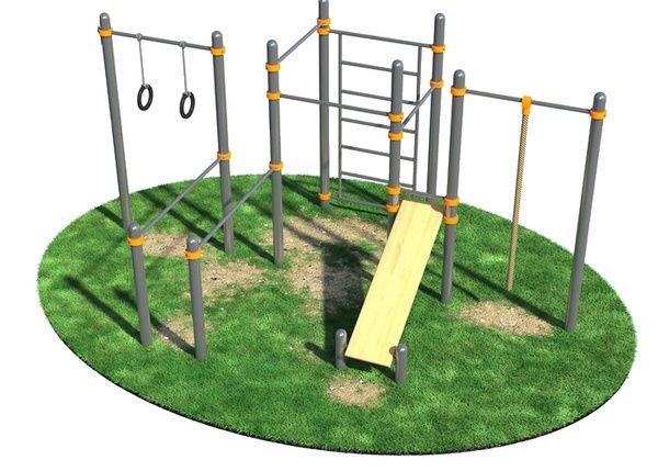 Комплекс спортивный  для подготовки к сдаче норм ВФСК (модерн.) СВС-51-М