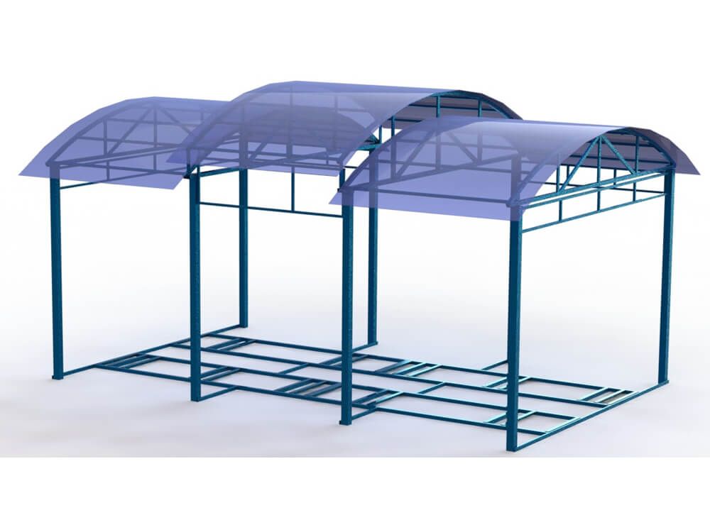 Навес для уличных тренажеров