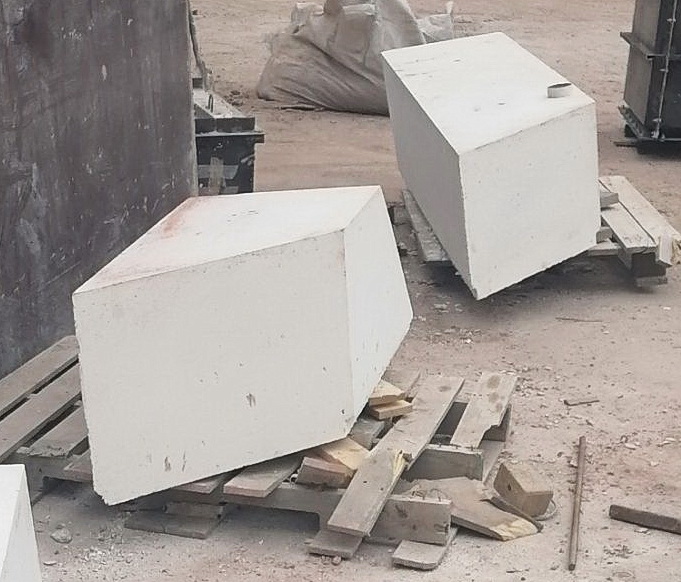 Скамья бетонная С-94-5 (Зигзаг)