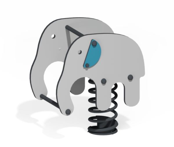 Качалка на пружине для детской площадки Веселая Нелли КБ-302.1