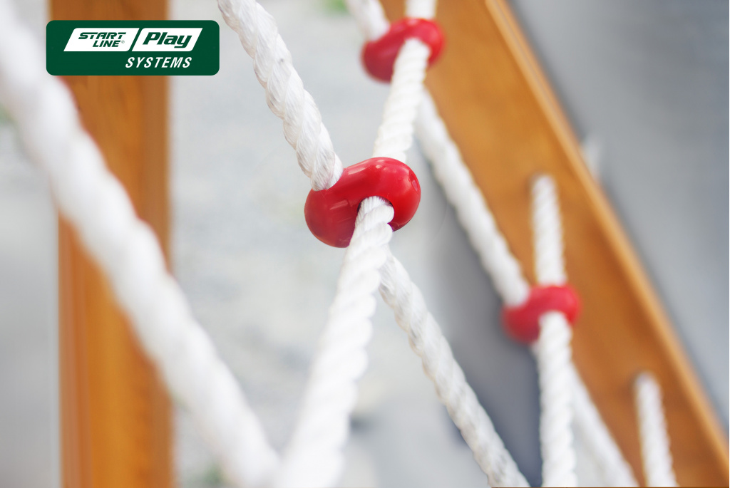 Соединитель «яйцо» для каната 16 мм (зеленый) для детской площадки slp systems