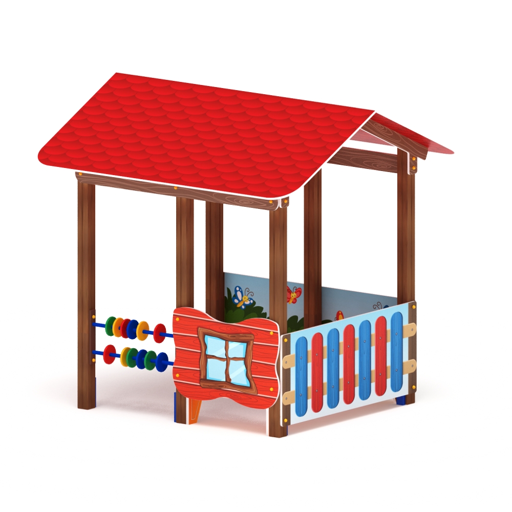 ДОМИК БОЛЬШОЙ 2 для детской площадки МФ 10.01.08