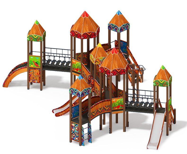 КАРАНДАШИ детский игровой комплекс ДИК 2.26.07-01.С (H=1200)