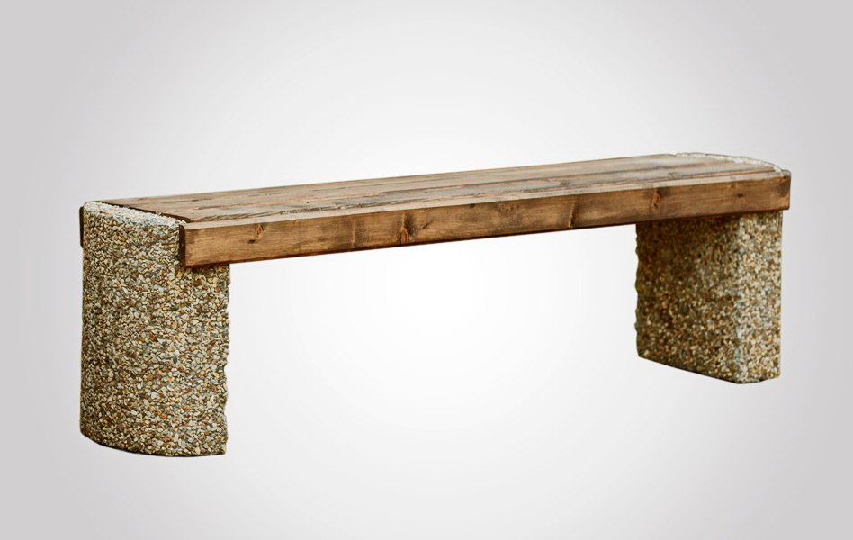 Скамья бетонная С-3