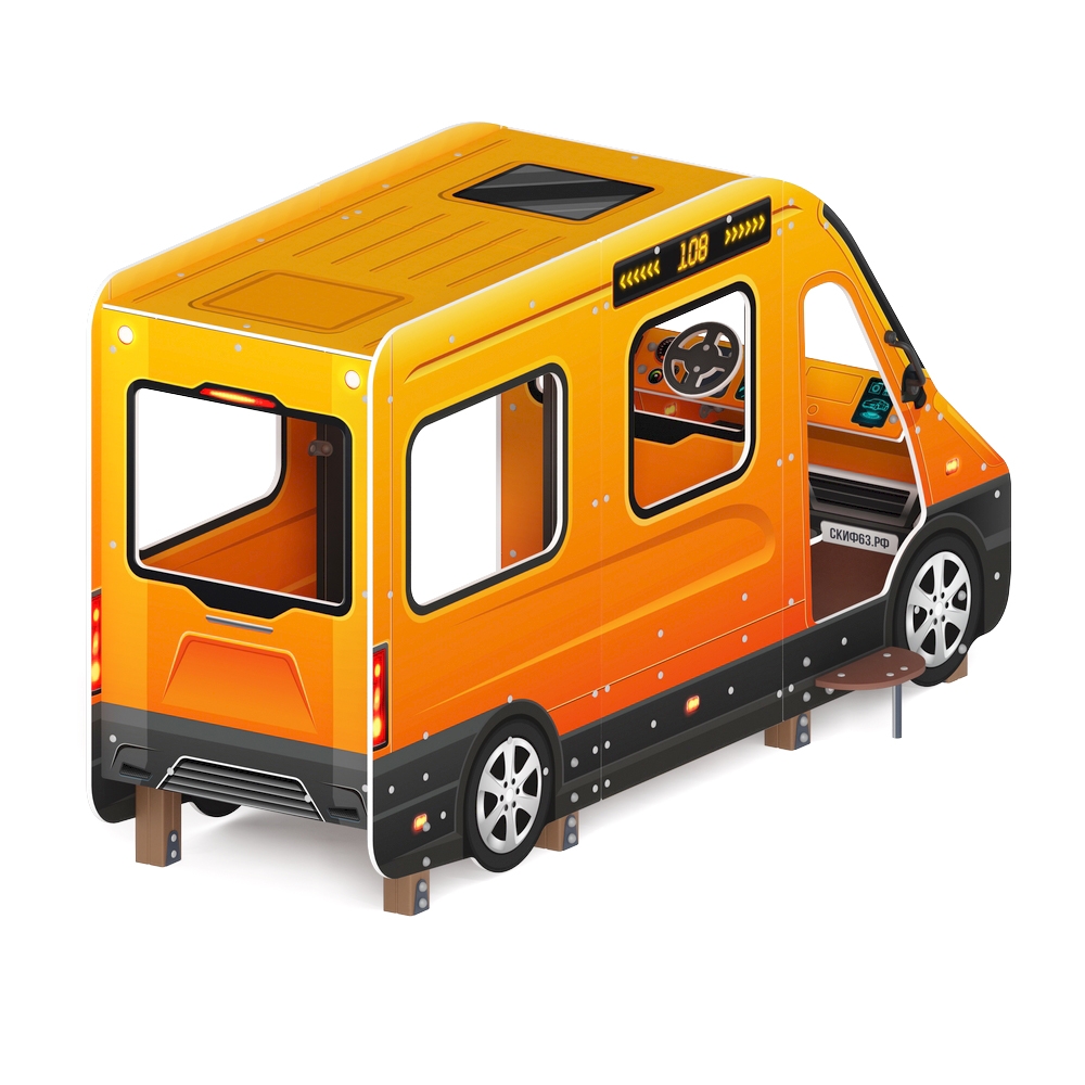 Беседка АВТОБУС для детской площадки МФ 10.03.13-01