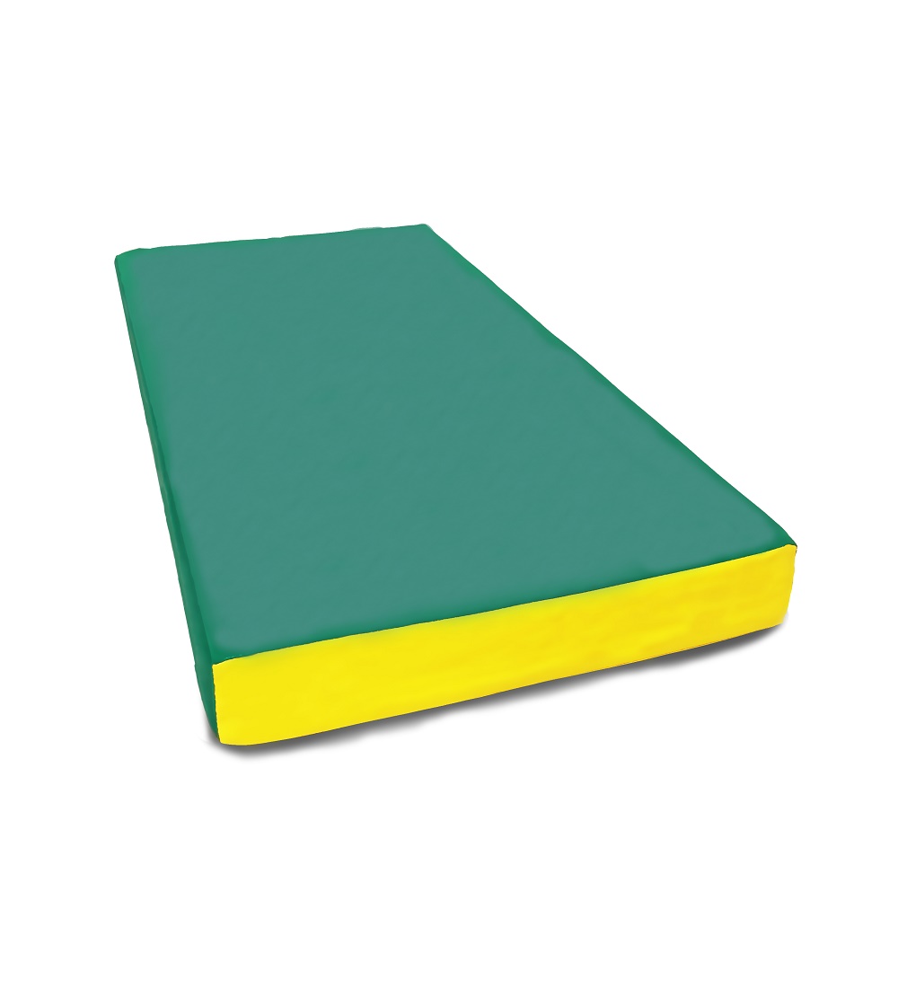 Мат № 1 (100 х 50 х 10) зелёно/жёлтый