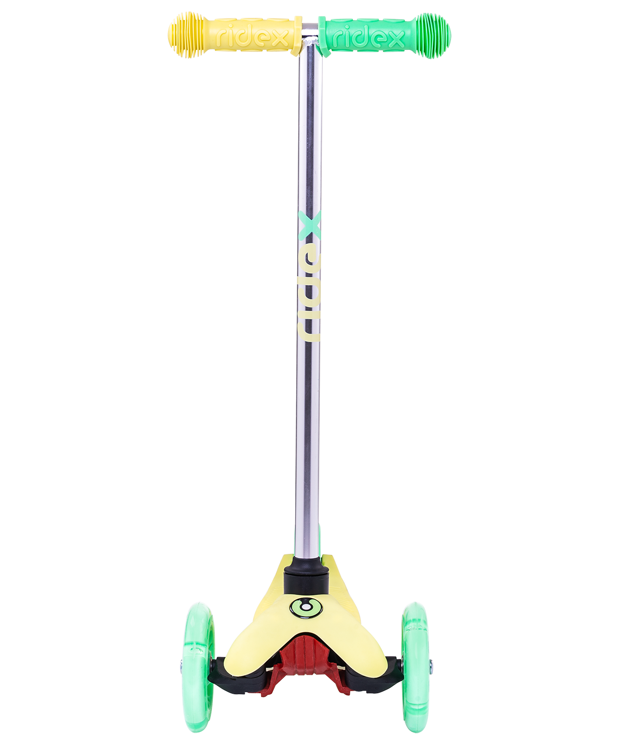 Самокат 3-колесный Zippy 3D, 120/80 мм, желтый