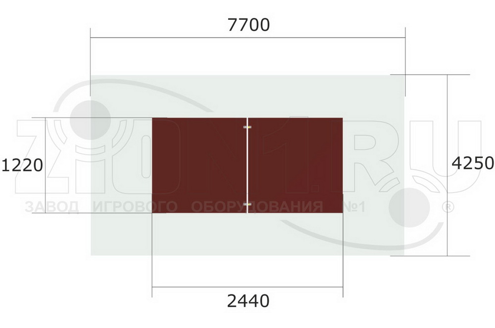 Теннисный стол (из ламинированной фанеры) ZION (СЭ044)