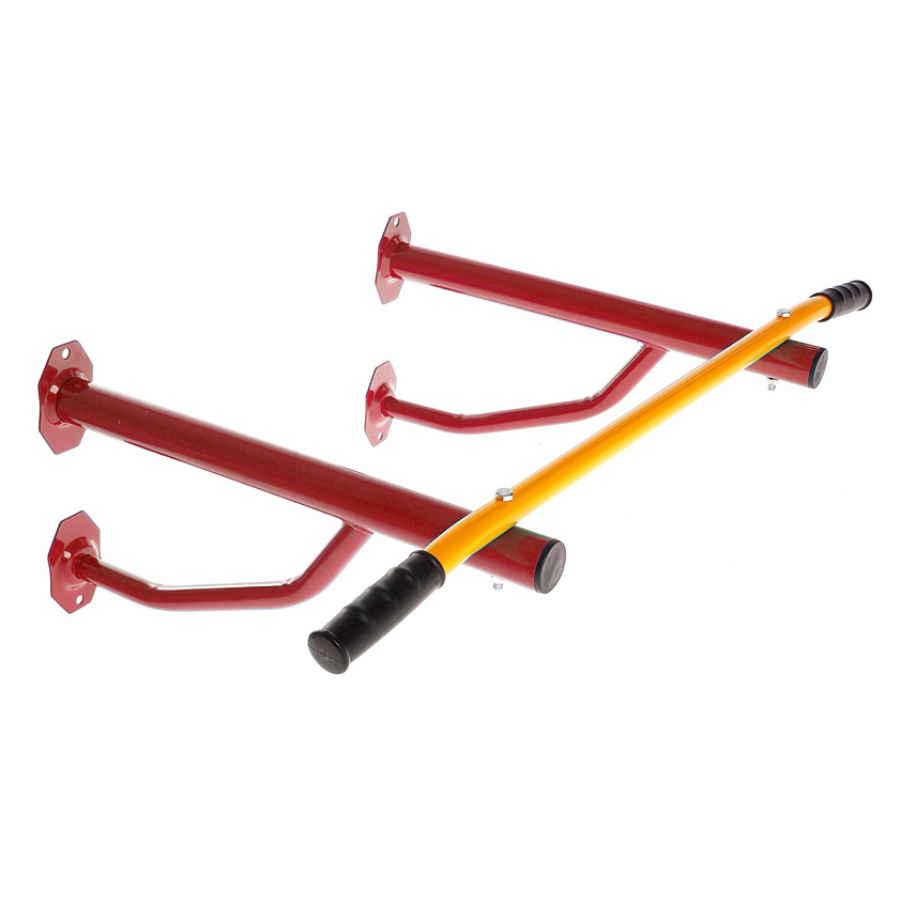 Турник настенный Юный Атлет Атлет (красный/желтый)