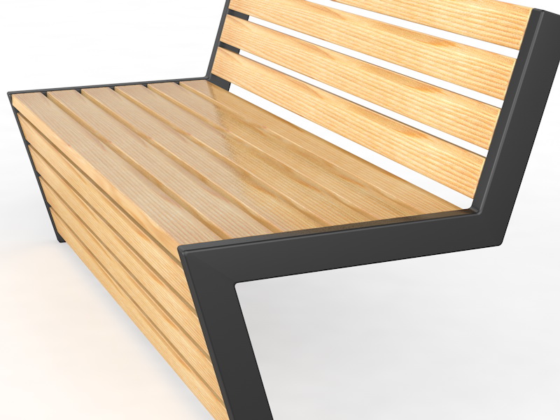 Скамейка уличная «Зорро» (14.6.2000)