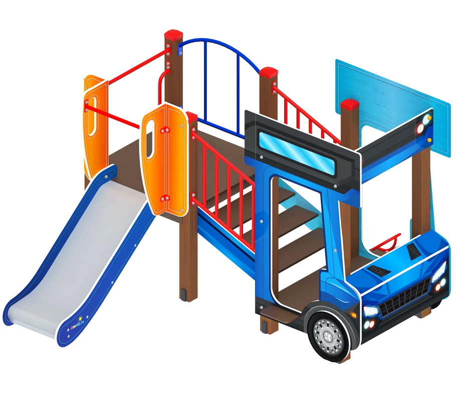 ГРУЗОВИЧОК детский игровой комплекс ДИК 1.03.2.02 (H=750)