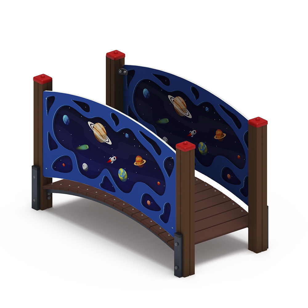 МОСТИК ГНУТЫЙ Д1 для детской площадки СО 1.82.02-02