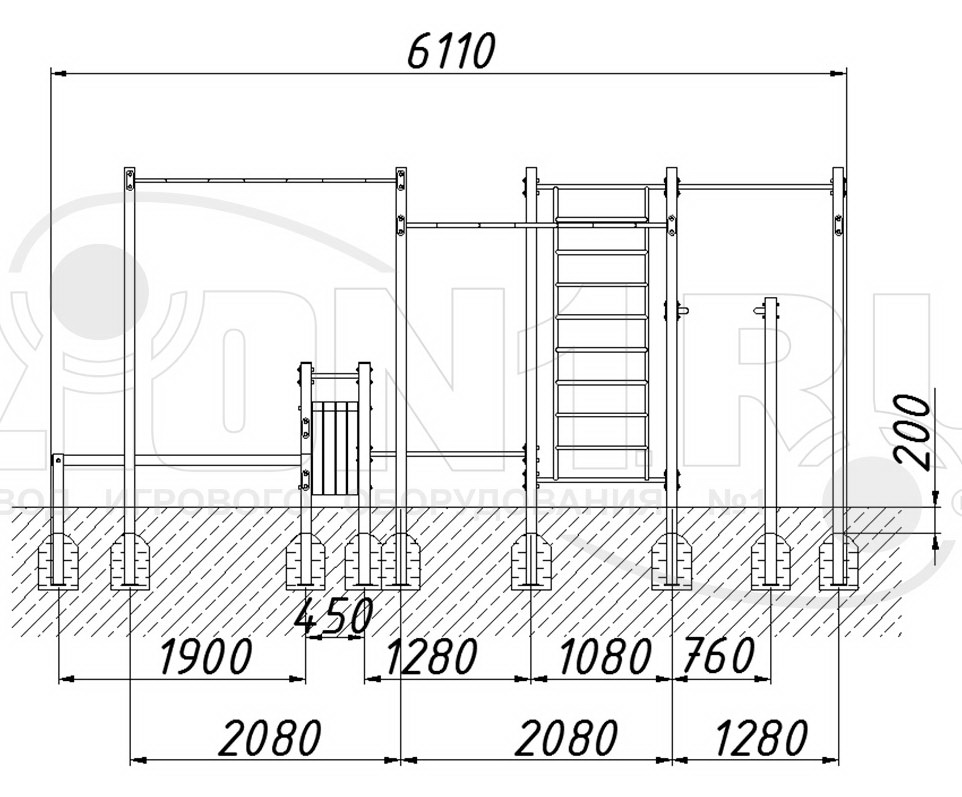 Спортивный комплекс ZION СГК-10 (КС014)