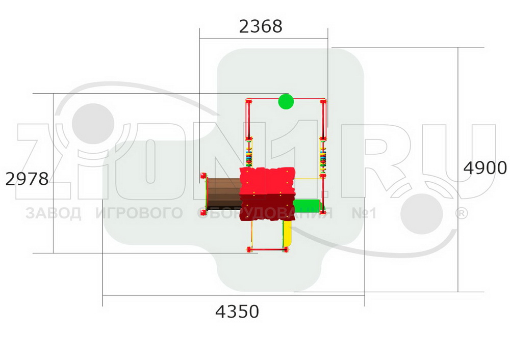 Детский игровой комплекс ZION Карликовый лемур (КД002)