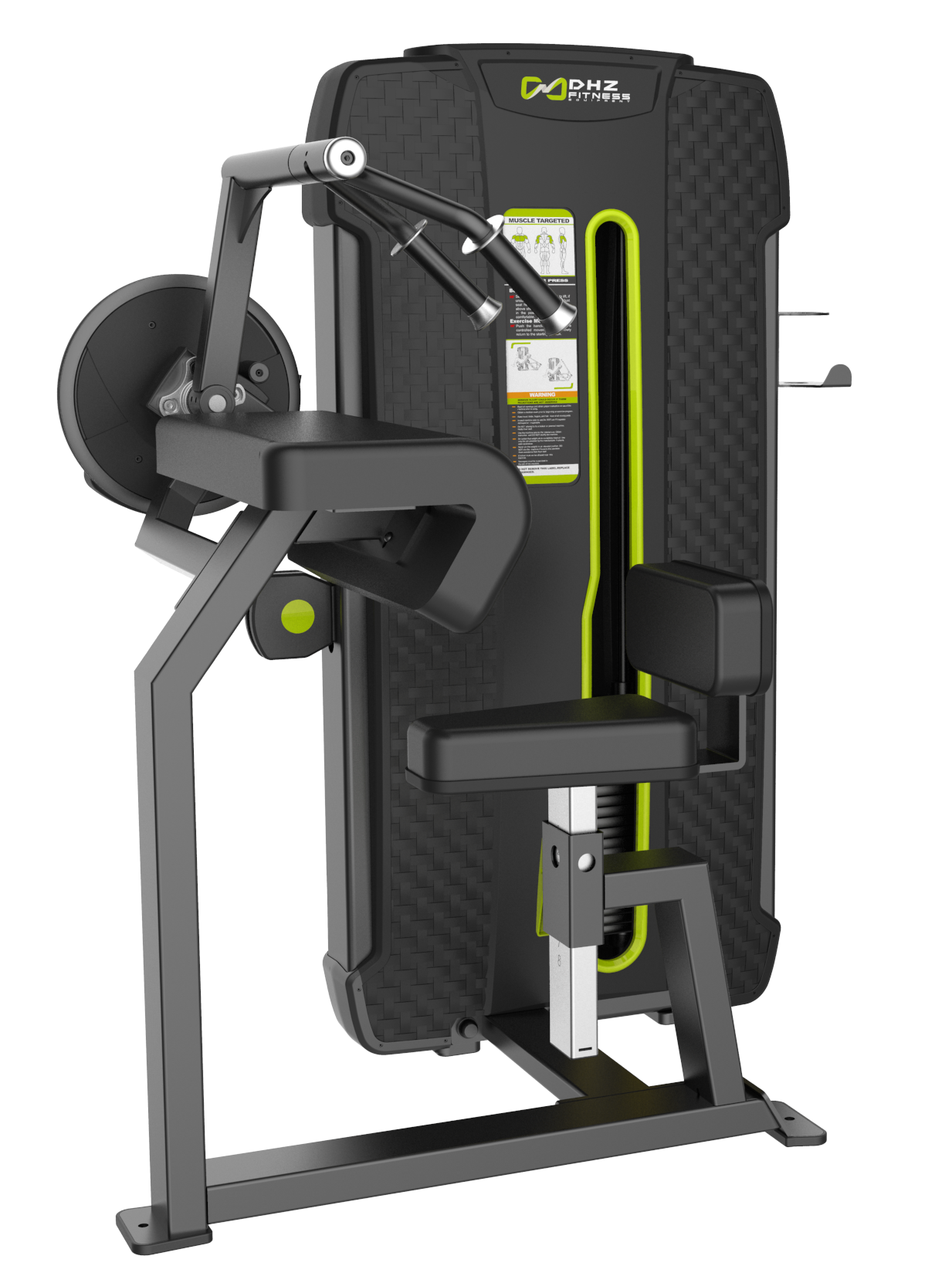 E-4027A Трицепс-машина сидя. Прямая парта. Стек 64 кг