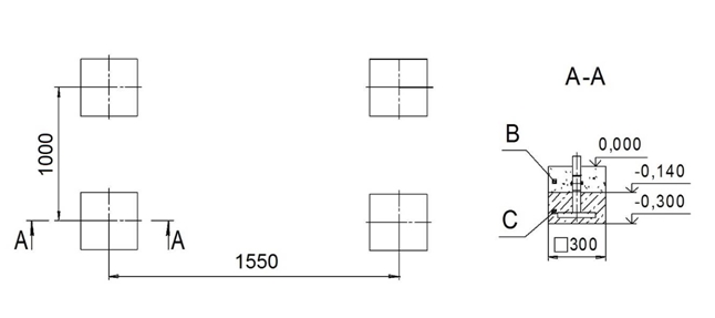 Уличные качели Kampfer Wippe (Гнездо большое синее)