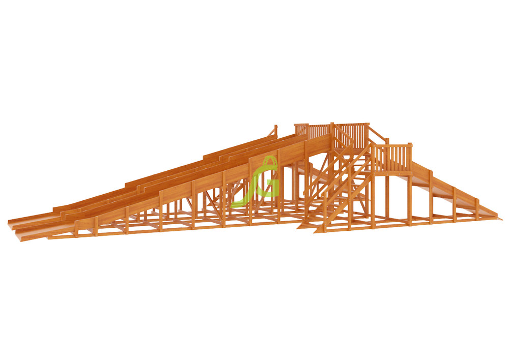 Зимняя горка Snow Fox, 4 ската