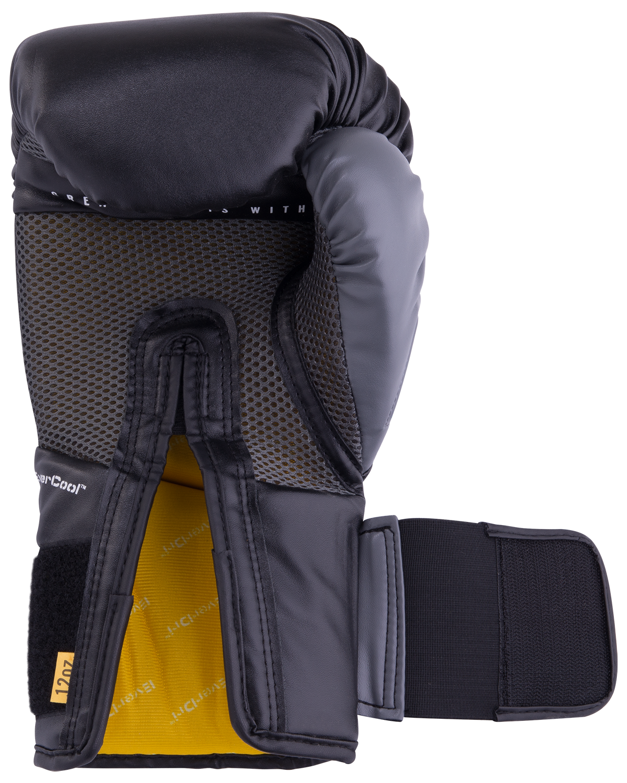 Перчатки боксерские Protex2 GEL, 10 oz, S/M, к/з, черные