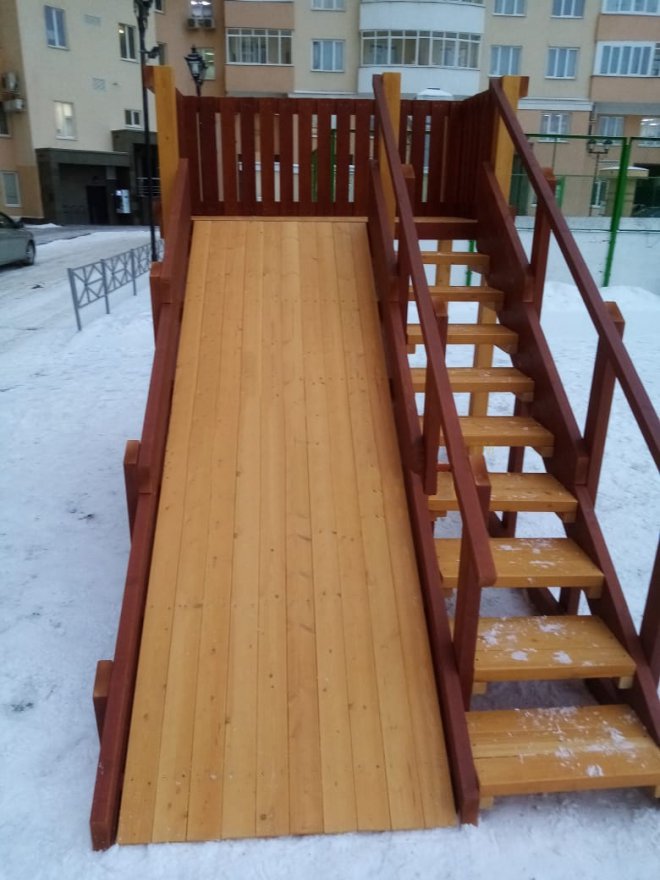 Зимняя горка ЗИМА 3 Савушка (скат 3 м)