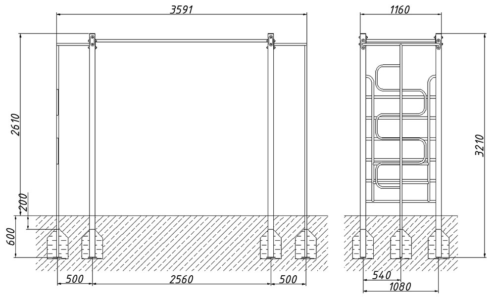 Спортивный комплекс ZION СГК-47 (КС074)