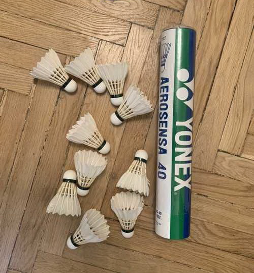 Воланы для бадминтона YONEX Aerosensa-40, уп.12 шт. (02.401)