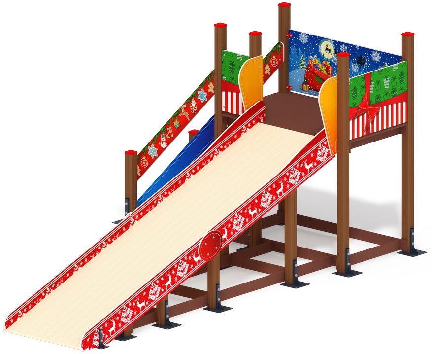 ЗИМА 1 горка (Н=1500) (Новый год) ИО 49.01.01-11