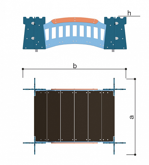Мостик Romana 115.71.00