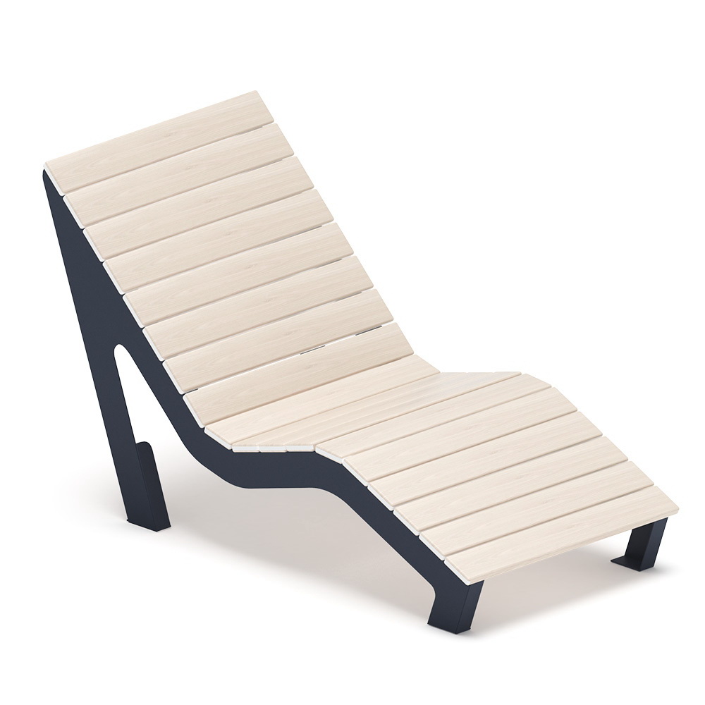 Шезлонг парковый (Светлый дуб) МФ 42.03.01-11