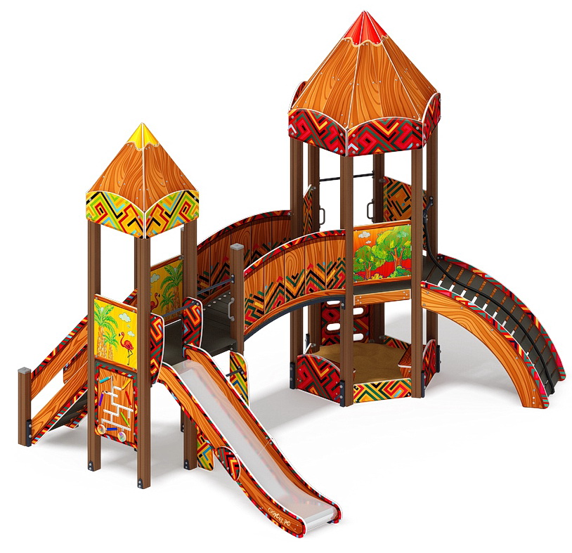 КАРАНДАШИ детский игровой комплекс ДИК 2.26.02-01.С (H=1200)