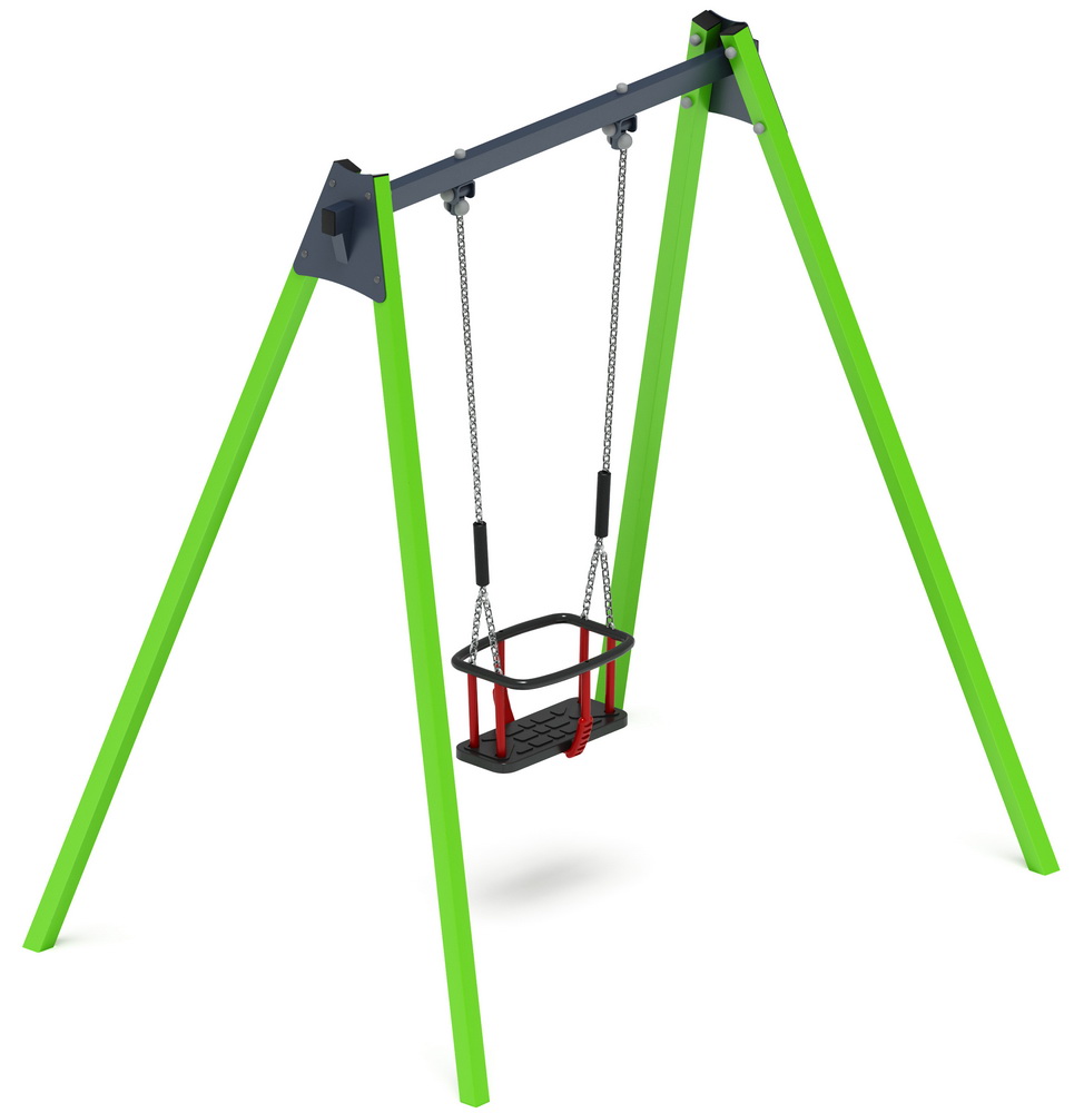 Качели М1 металл  ИО 11.М.04.03-02 (зеленый)