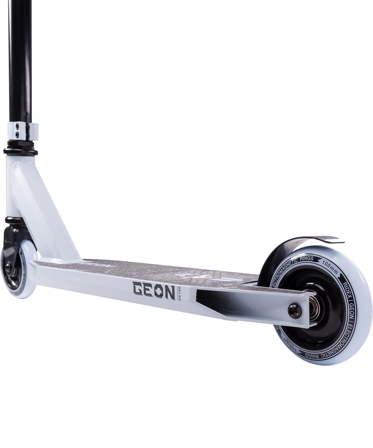 Самокат трюковый Geon white 100 мм