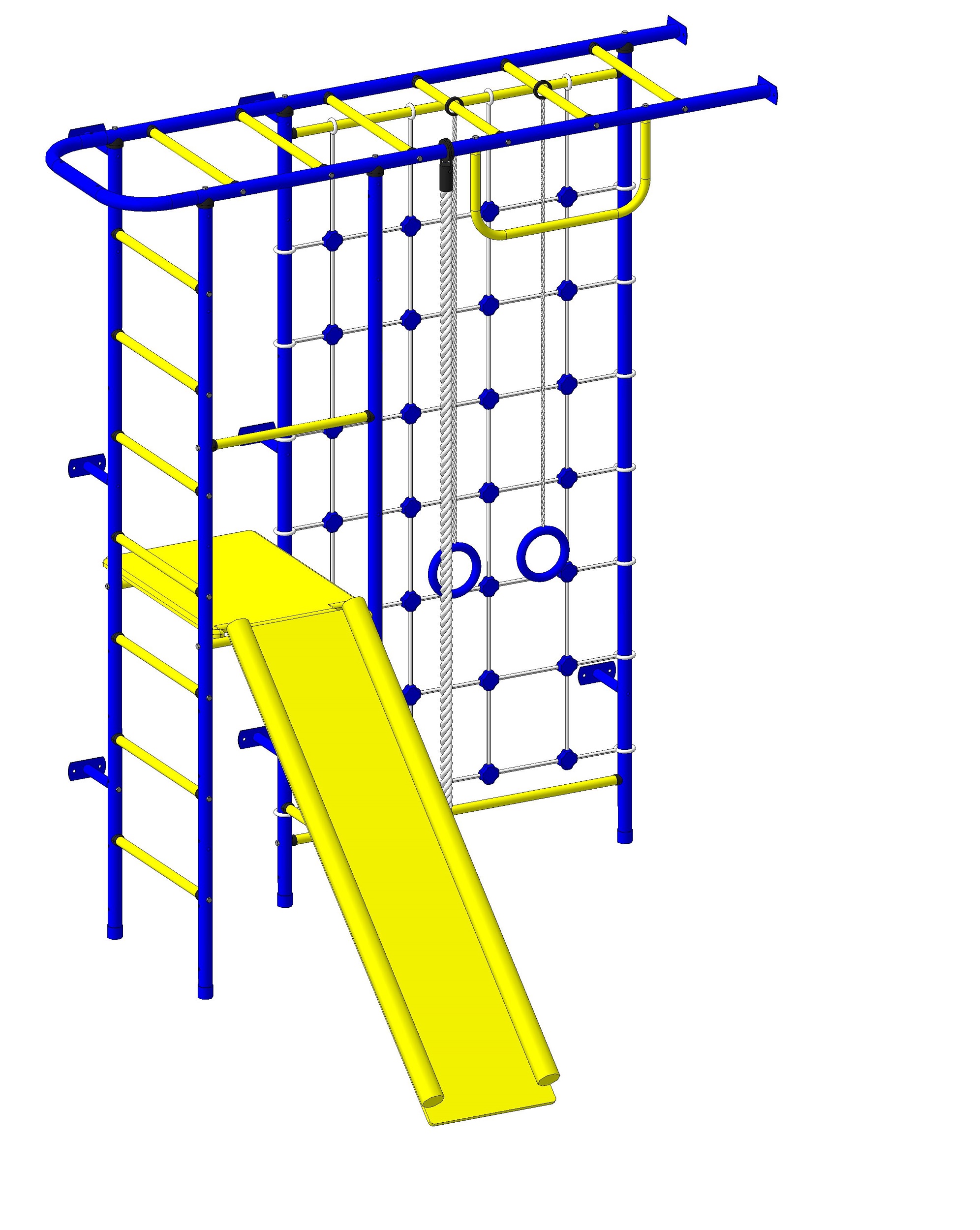 Спортивно-игровой комплекс Пионер 11С белый