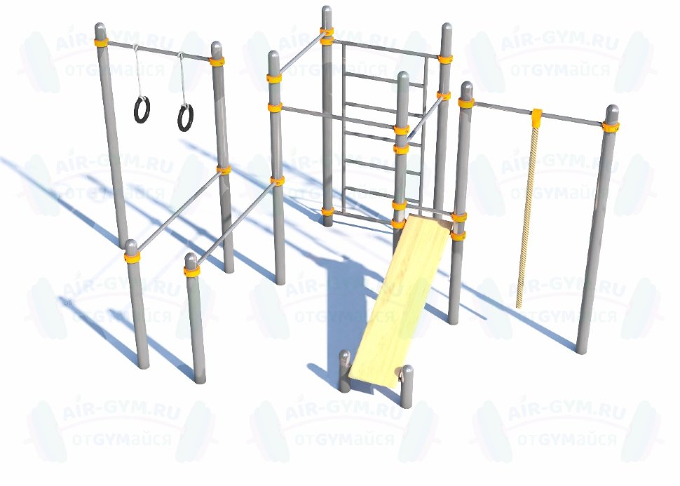 Комплекс спортивный  для подготовки к сдаче норм ВФСК (модерн.) СВС-51-М