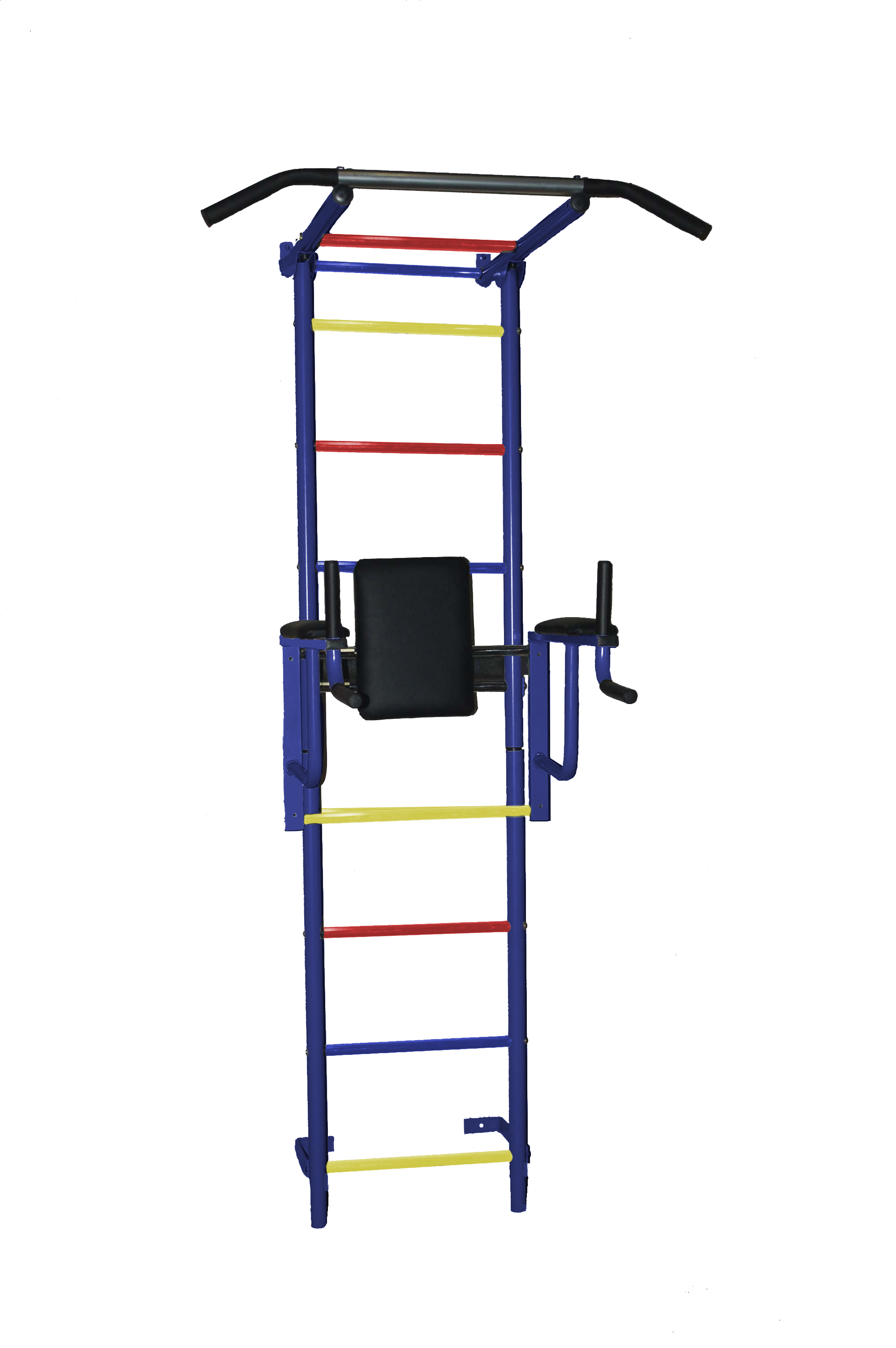 ДСК "Крепыш плюс" пристенный с брусьями - 2 ПВХ синий