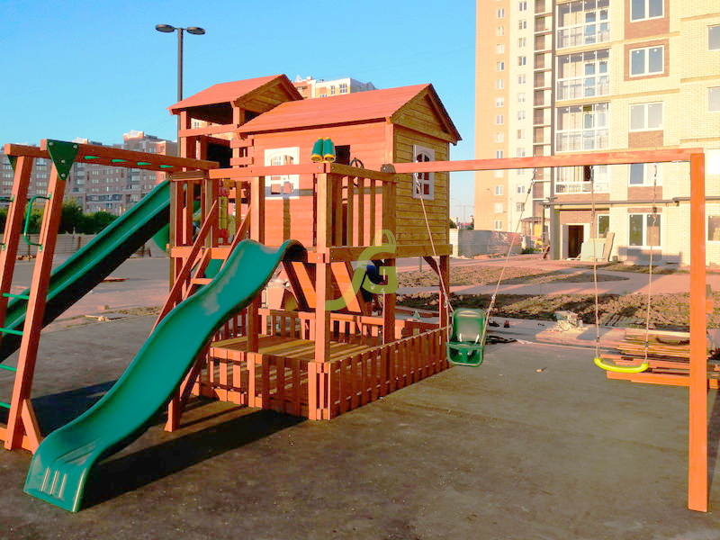 Детская деревянная площадка IgraGrad Домик 5